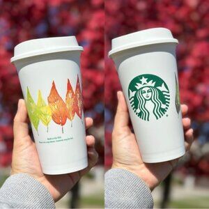 Starbucks | Autumn Leaves Reusable Tumblr | Size 16 Fl Oz